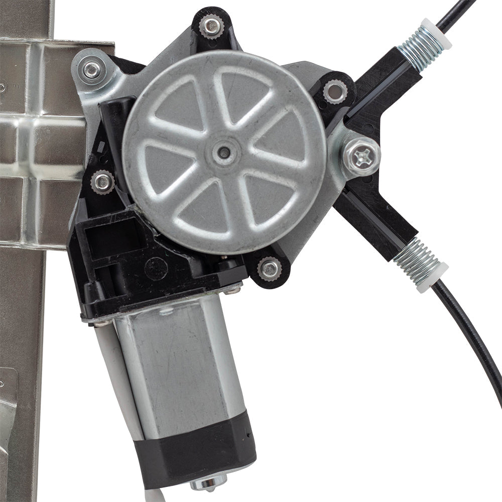 Driver Rear Power Window Regulator with Lift Motor Assembly Compatible with 2004-2008 Grand Prix 15869655