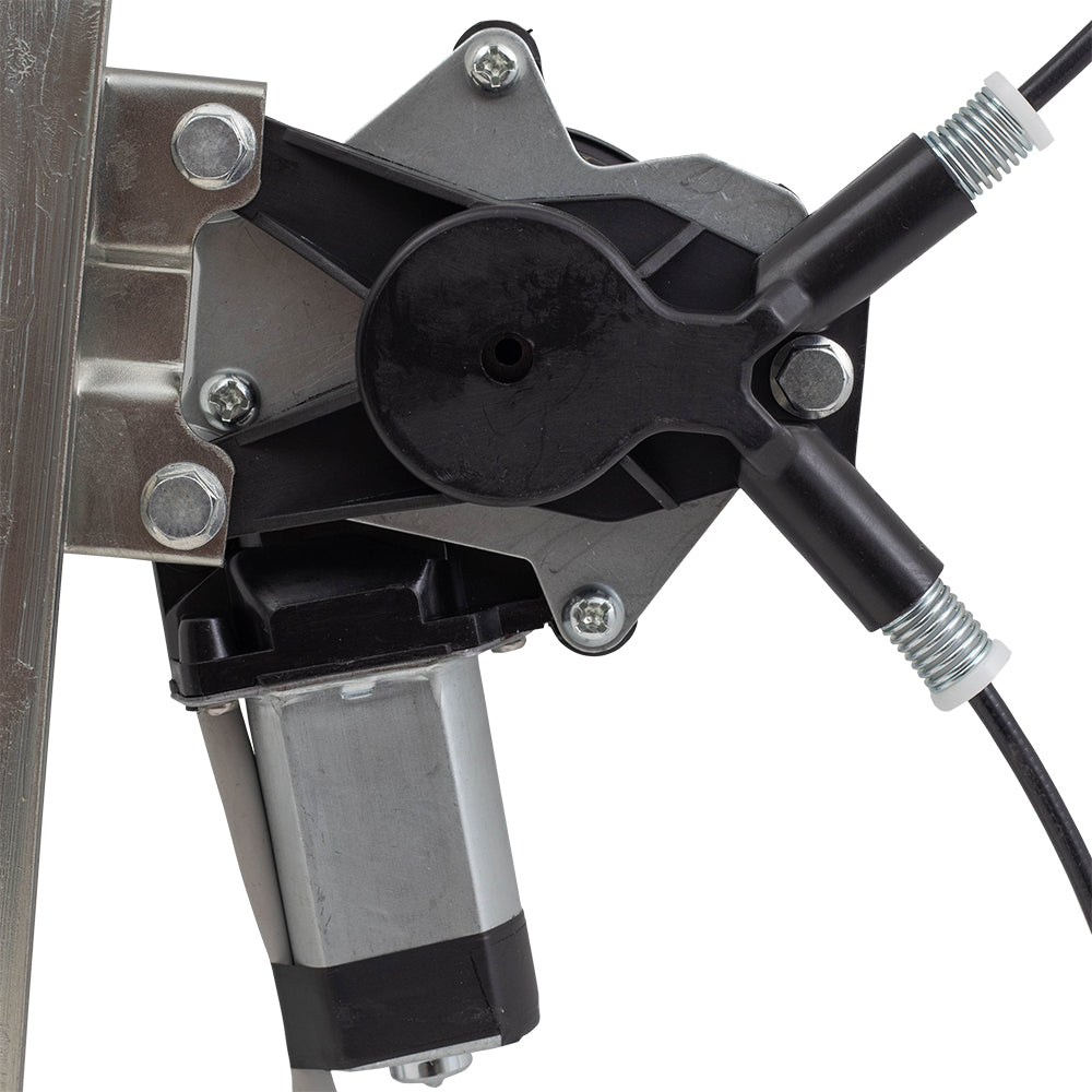 Passenger Rear Power Window Regulator with Lift Motor Assembly Compatible with 2004-2008 Grand Prix 15869654