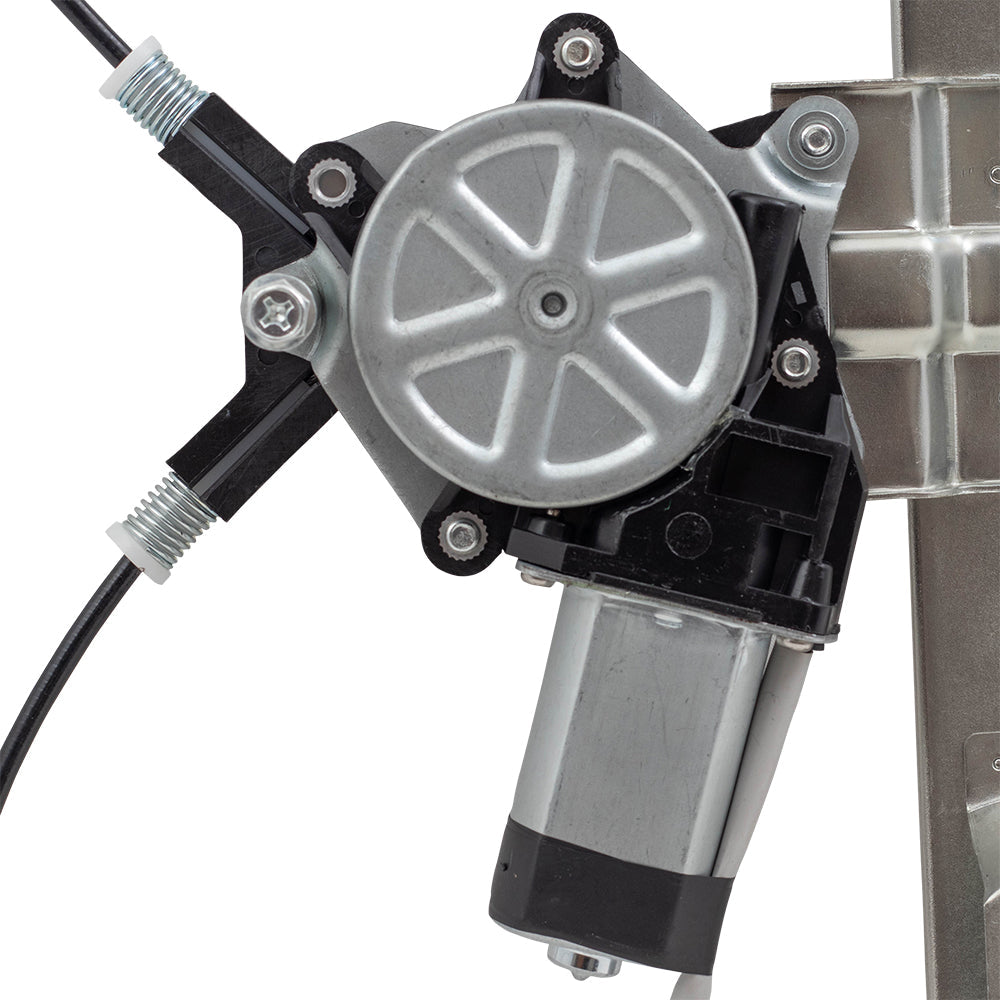 Passenger Rear Power Window Regulator with Lift Motor Assembly Compatible with 2004-2008 Grand Prix 15869654