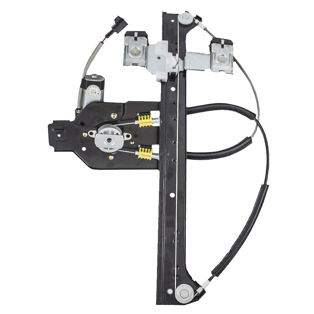 Driver Rear Power Window Regulator with Lift Motor Assembly Compatible with 02-06 Trailblazer EXT Envoy XUV XL Ascender