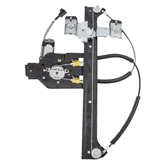 Driver Rear Power Window Regulator with Lift Motor Assembly Compatible with 02-06 Trailblazer EXT Envoy XUV XL Ascender