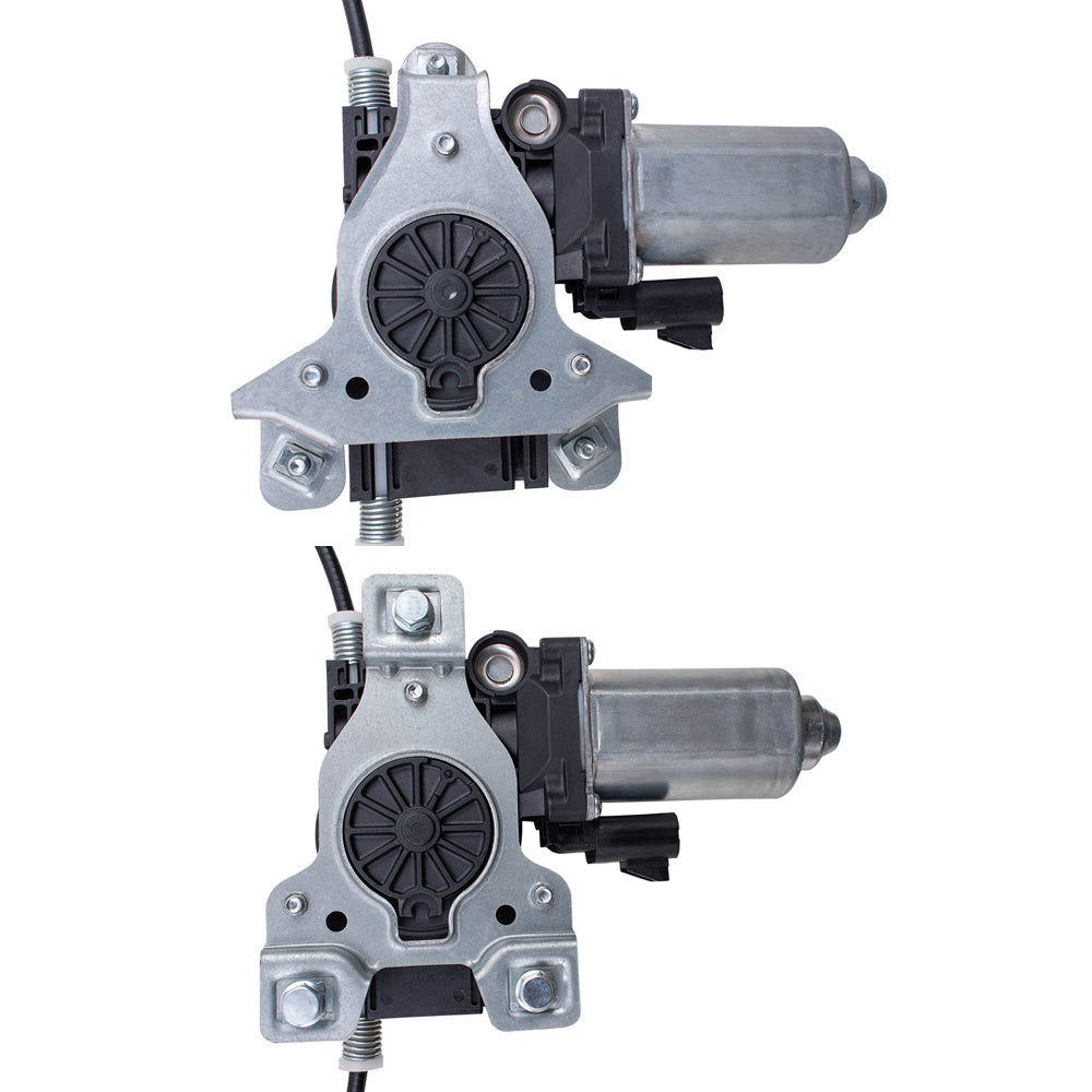 4 Pc Set Front & Rear Power Window Regulators with Lift Motors Upgrade Style Compatible with 98-02 Intrigue Century Regal