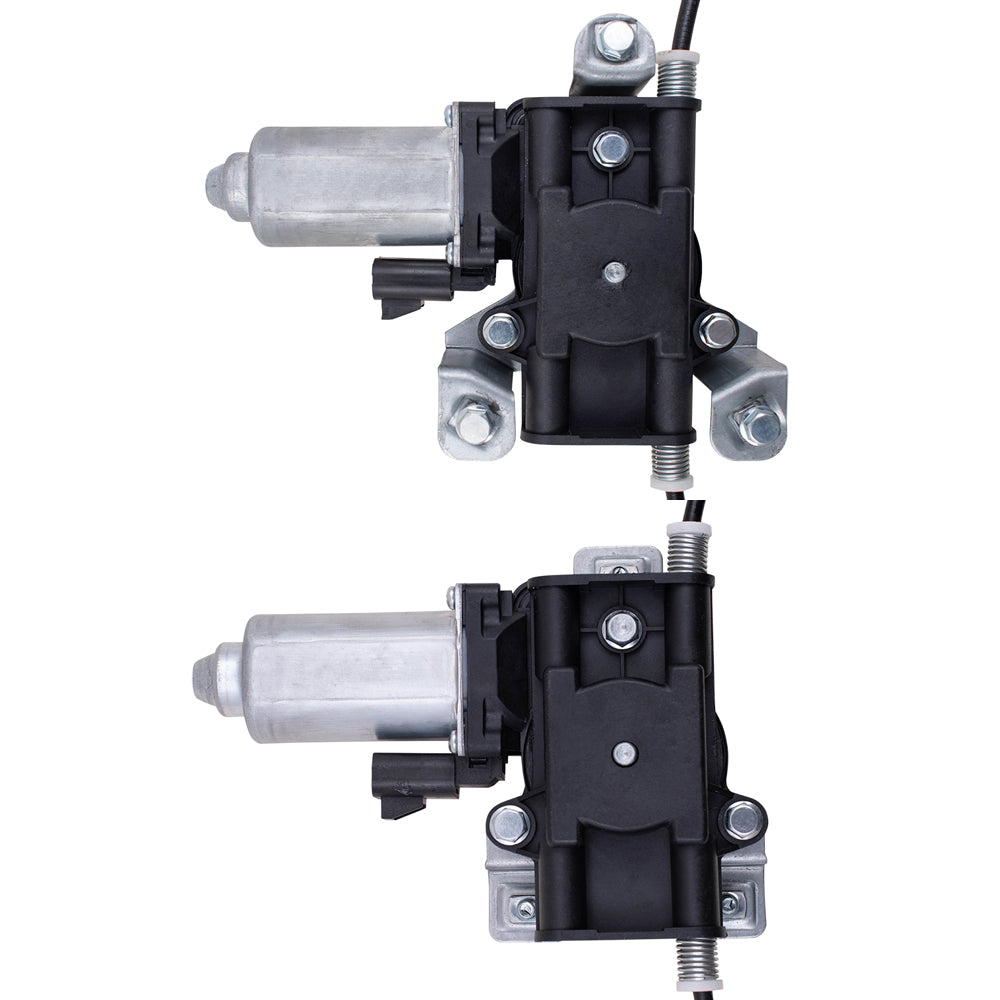 4 Pc Set Front & Rear Power Window Regulators with Lift Motors Upgrade Style Compatible with 98-02 Intrigue Century Regal