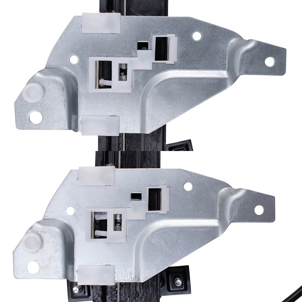 4 Pc Set Front & Rear Power Window Regulators with Lift Motors Upgrade Style Compatible with 98-02 Intrigue Century Regal
