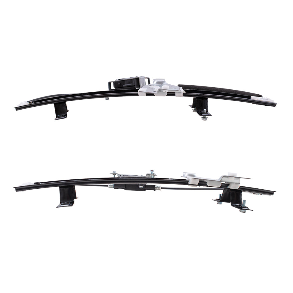4 Pc Set Front & Rear Power Window Regulators with Lift Motors Upgrade Style Compatible with 98-02 Intrigue Century Regal