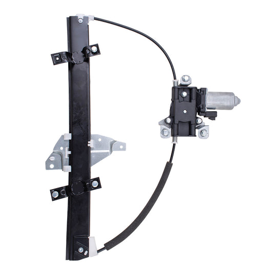 Passenger Front Power Window Regulator and Lift Motor Assembly Upgrade Style Compatible with 98-02 Intrigue Century Regal