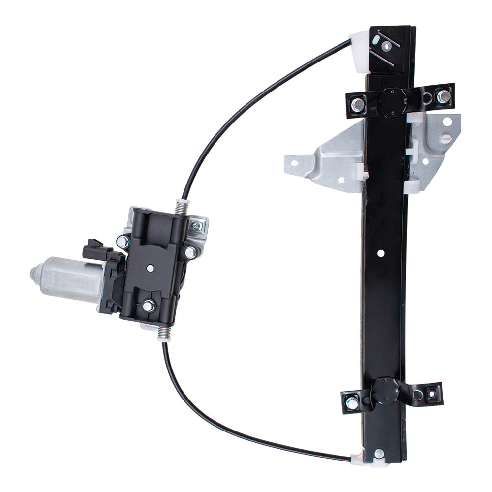 Passenger Rear Power Window Regulator and Lift Motor Assembly Upgrade Style Compatible with 98-02 Intrigue Century Regal 10334398