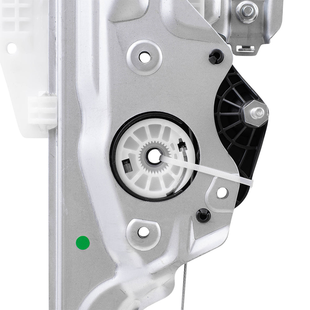 Rear Driver Side Power Window Regulator Without Motor Compatible with 14-20 GM Truck