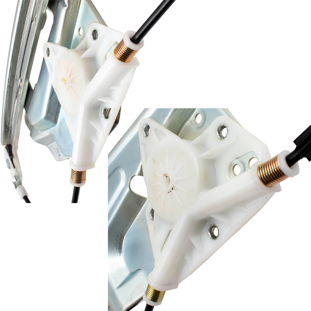 4 Pc Set Front and Rear Power Window Regulators without Motors Compatible with 2000-2005 DeVille