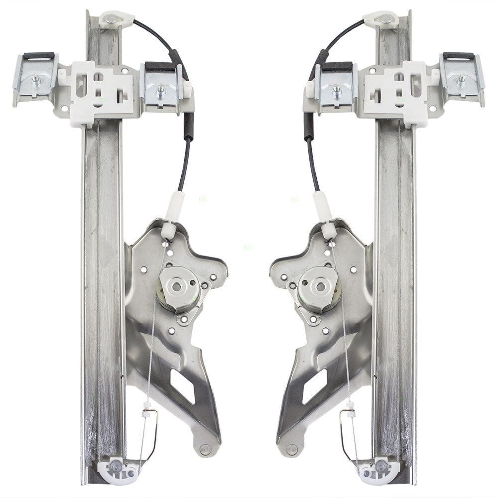 Power Window Regulators Set fits 00-05 Buick LeSabre Front Pair without Motors
