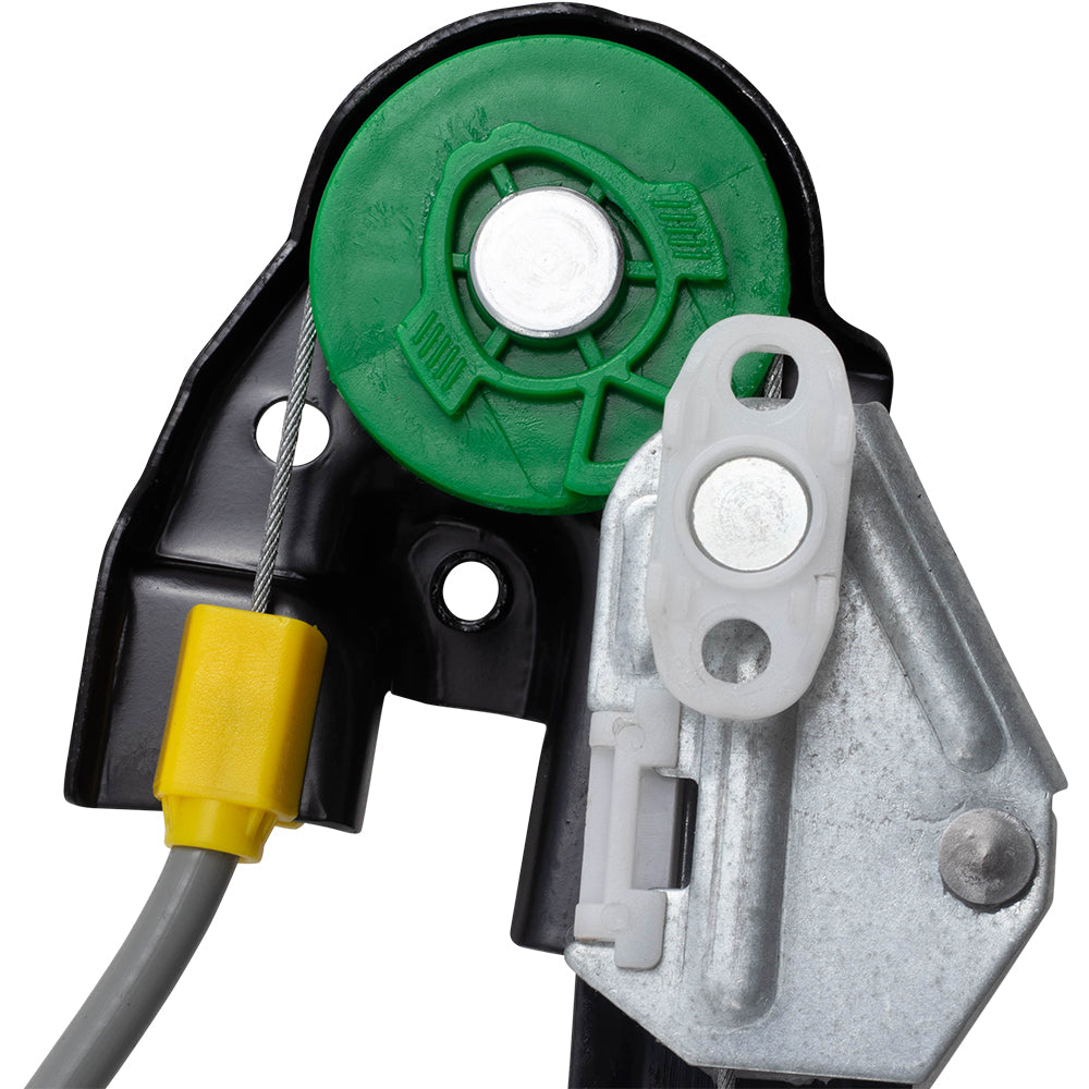 Driver and Passenger Set Rear Power Window Regulators without Motors Compatible with 97-03 Malibu 04-05 Malibu/Classic