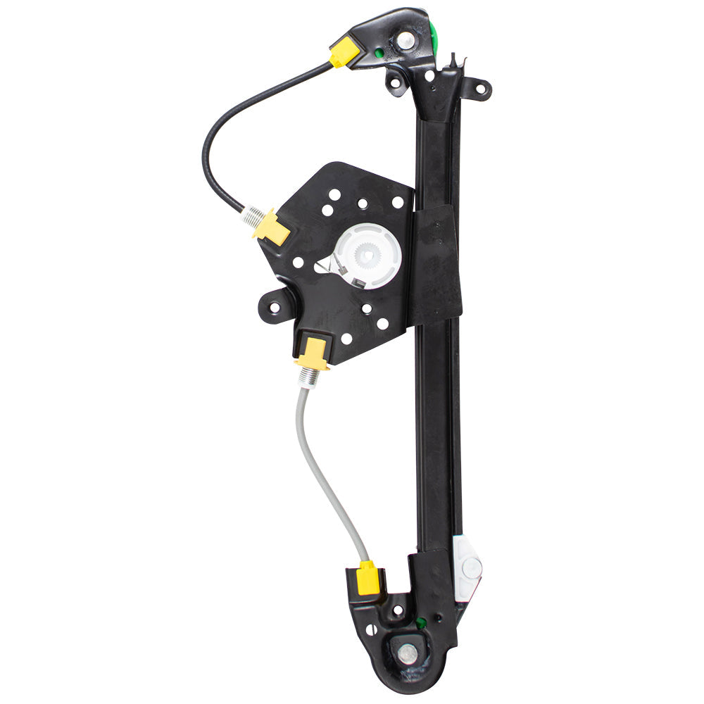 Driver Rear Power Window Regulator Without Motor Compatible with 97-03 Malibu 04-05 Malibu/Classic