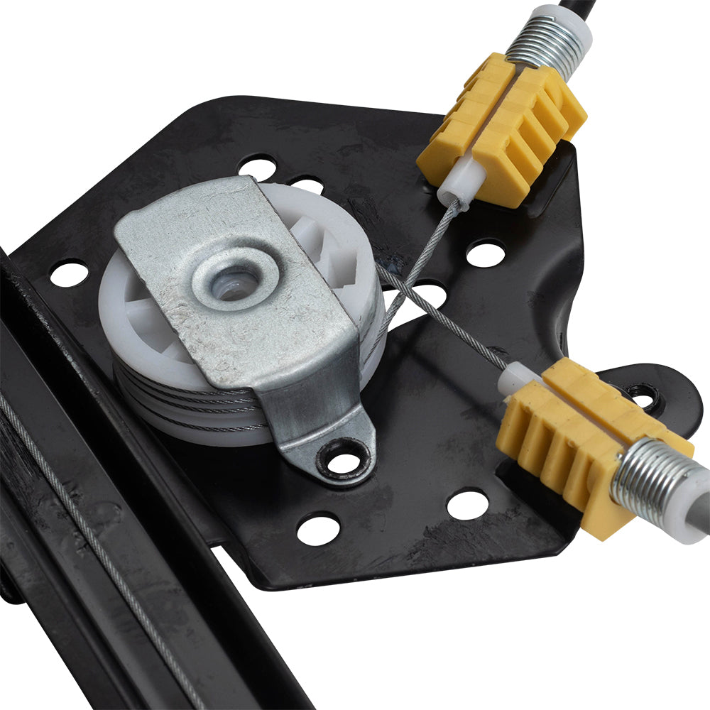 Driver Rear Power Window Regulator Without Motor Compatible with 97-03 Malibu 04-05 Malibu/Classic