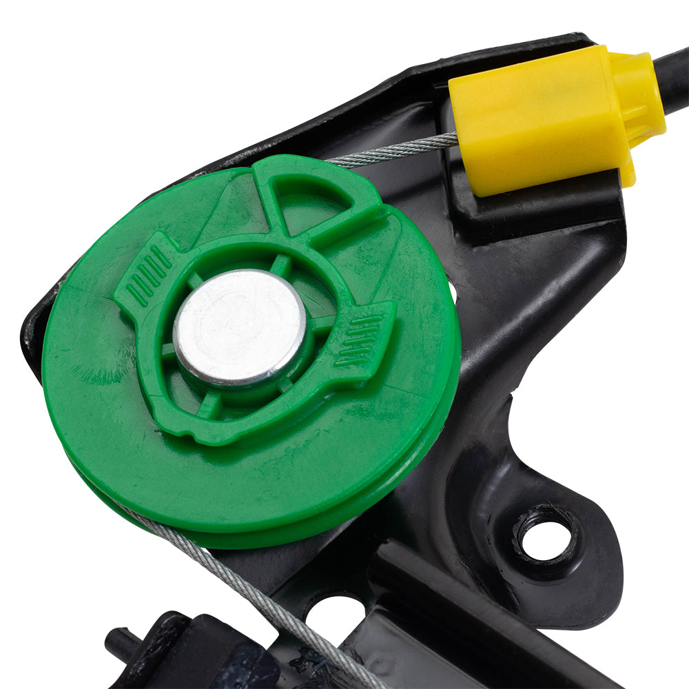 Driver Rear Power Window Regulator Without Motor Compatible with 97-03 Malibu 04-05 Malibu/Classic