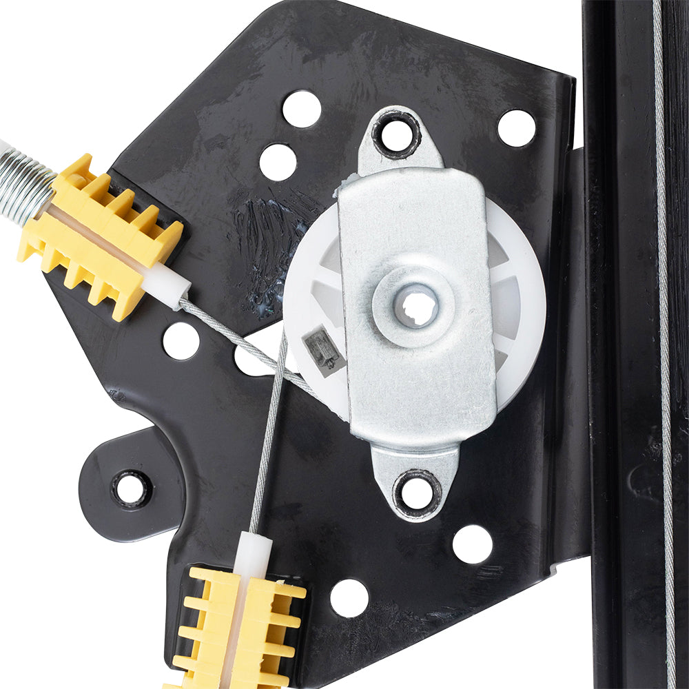 Passenger Rear Power Window Regulator Without Motor Compatible with 97-03 Malibu 04-05 Malibu/Classic