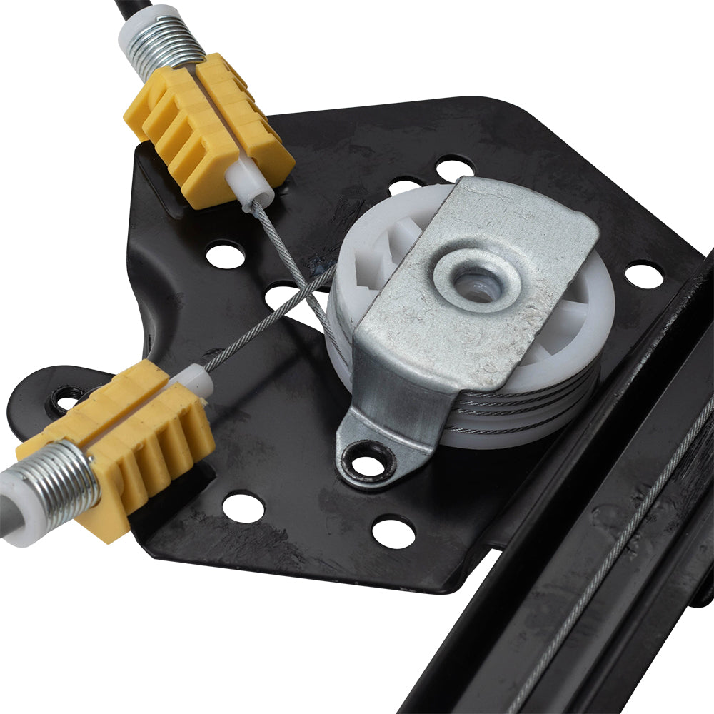 Passenger Rear Power Window Regulator Without Motor Compatible with 97-03 Malibu 04-05 Malibu/Classic