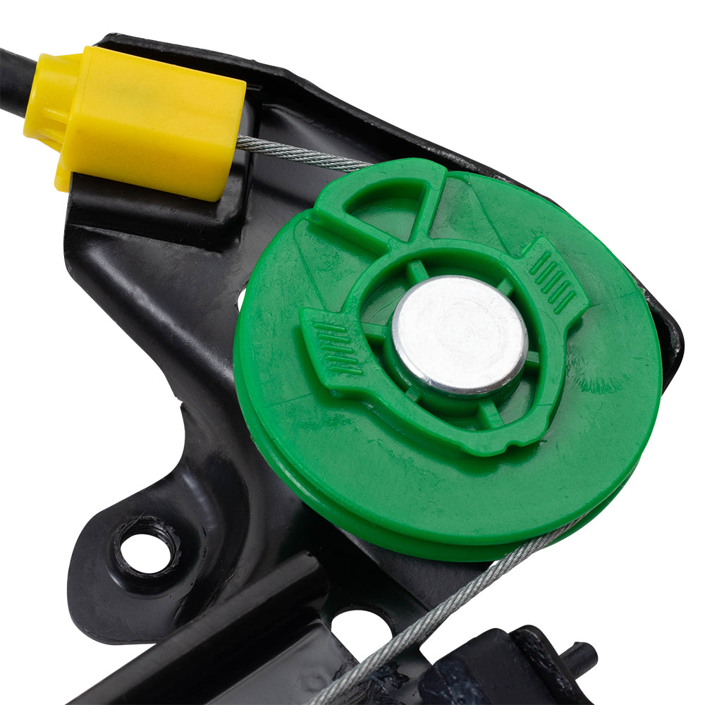 Passenger Rear Power Window Regulator Without Motor Compatible with 97-03 Malibu 04-05 Malibu/Classic