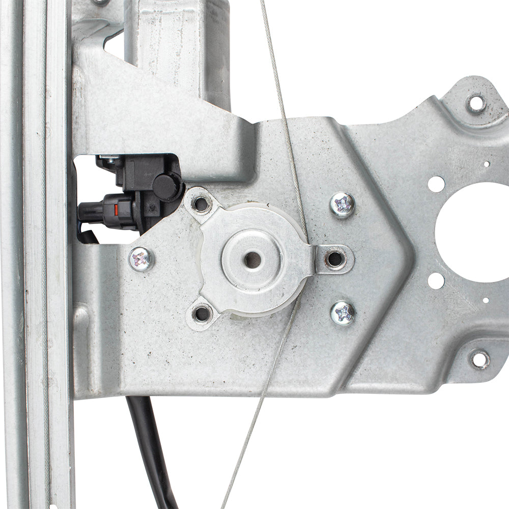 Driver Rear Power Window Regulator Without Motor Compatible with 04-12 Colorado Canyon 06-08 i-Series Crew Cab Pickup Truck