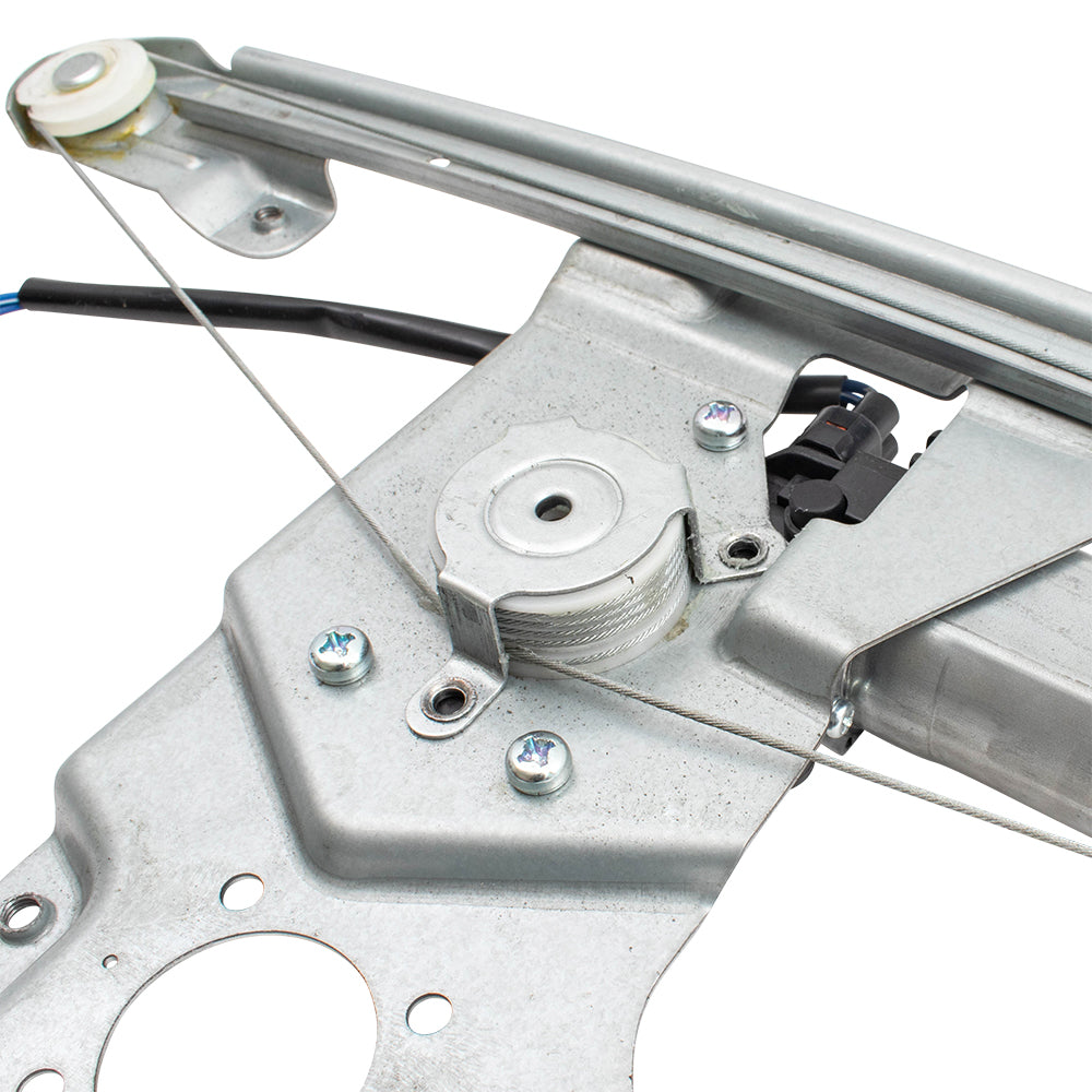 Driver Rear Power Window Regulator Without Motor Compatible with 04-12 Colorado Canyon 06-08 i-Series Crew Cab Pickup Truck