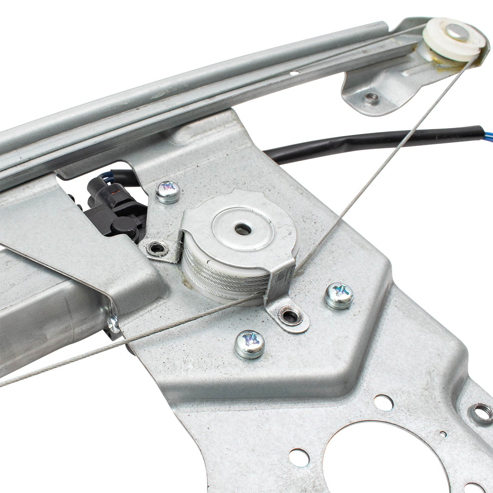 Passenger Rear Power Window Regulator Without Motor Compatible with 04-12 Colorado Canyon 06-08 i-Series Crew Cab Pickup Truck