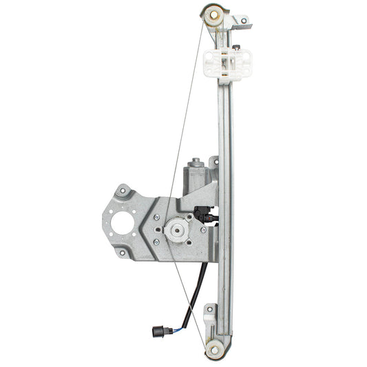 Passenger Rear Power Window Regulator Without Motor Compatible with 04-12 Colorado Canyon 06-08 i-Series Crew Cab Pickup Truck