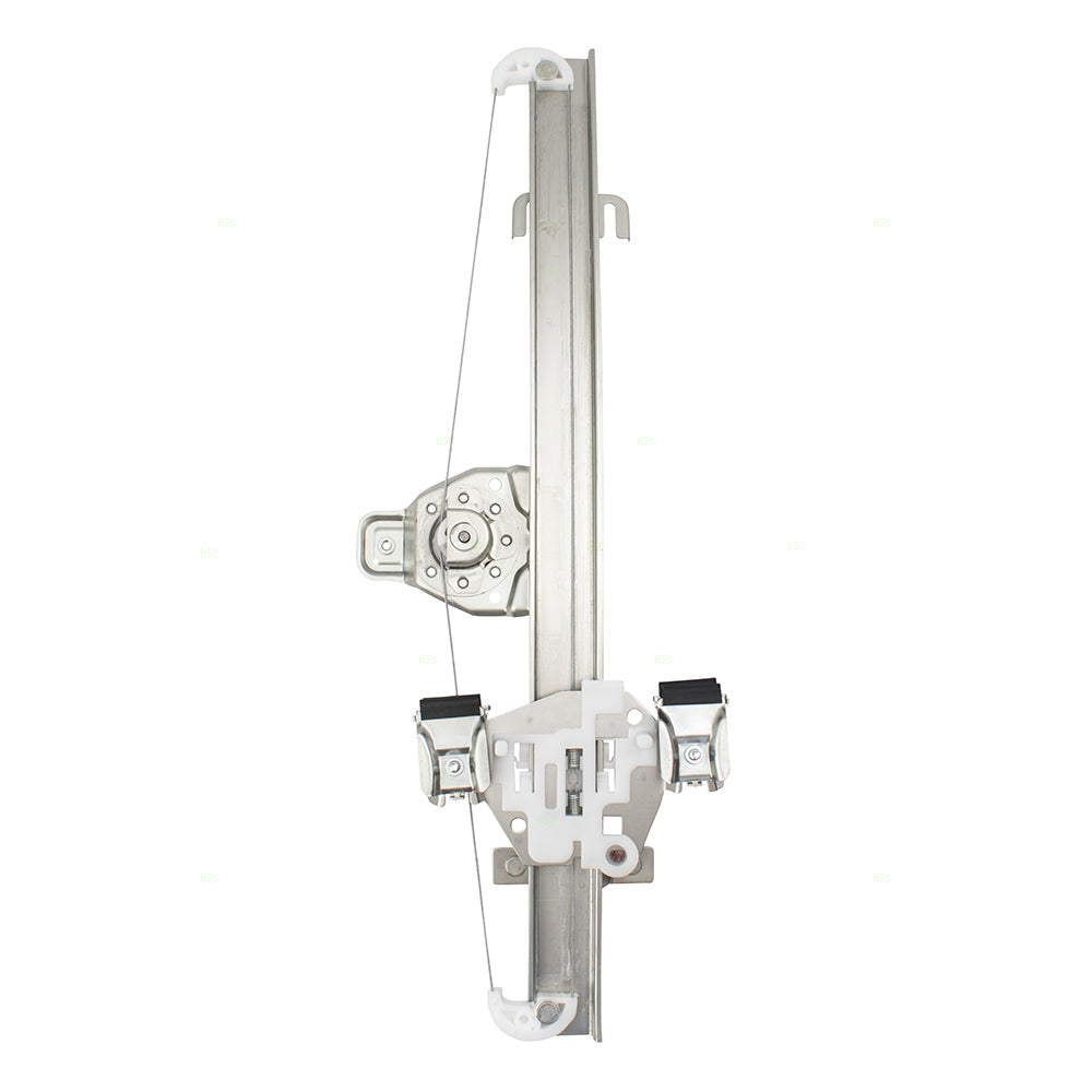 Passenger Rear Manual Window Lift Regulator Right Compatible with 07-13 Silverado Sierra Extended Cab Pickup Truck 15901325