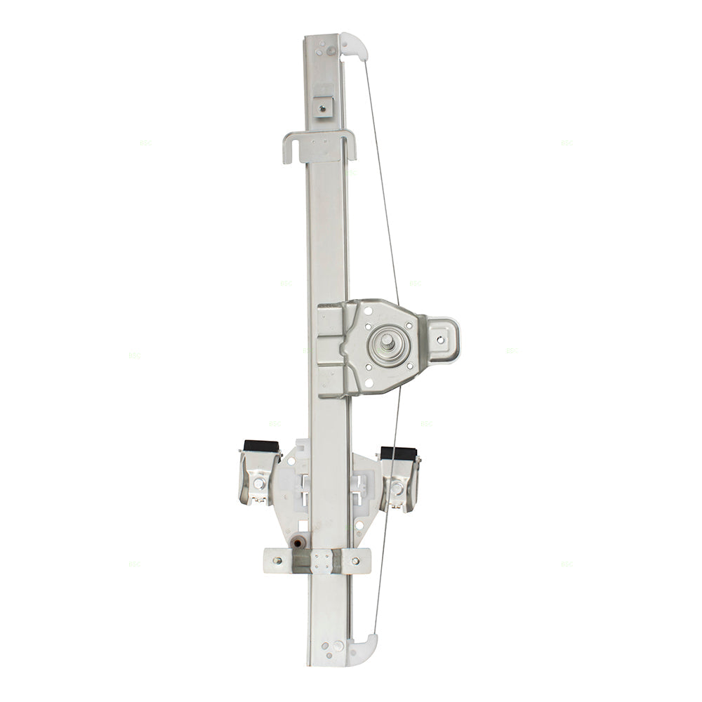 Passenger Rear Manual Window Lift Regulator Right Compatible with 07-13 Silverado Sierra Extended Cab Pickup Truck 15901325