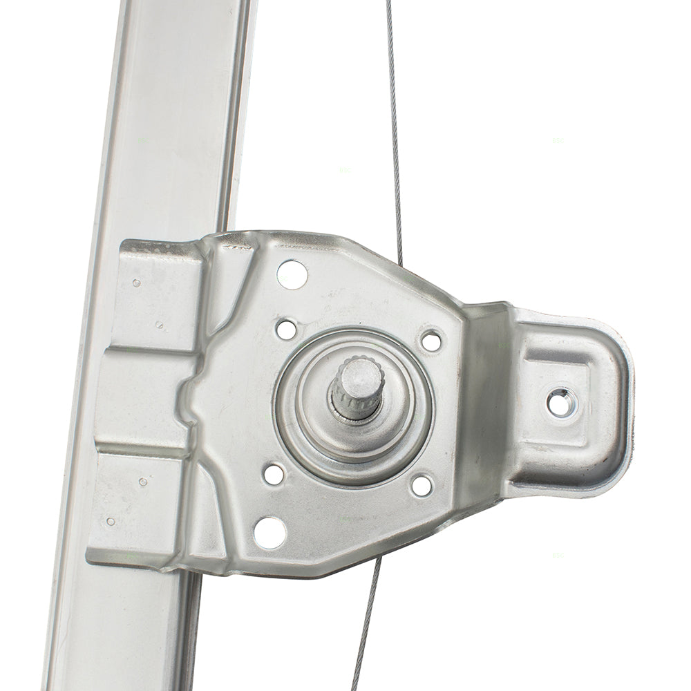 Passenger Rear Manual Window Lift Regulator Right Compatible with 07-13 Silverado Sierra Extended Cab Pickup Truck 15901325