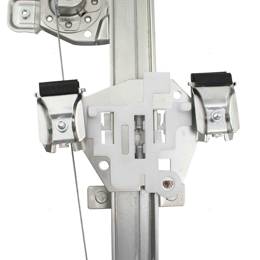 Passenger Rear Manual Window Lift Regulator Right Compatible with 07-13 Silverado Sierra Extended Cab Pickup Truck 15901325