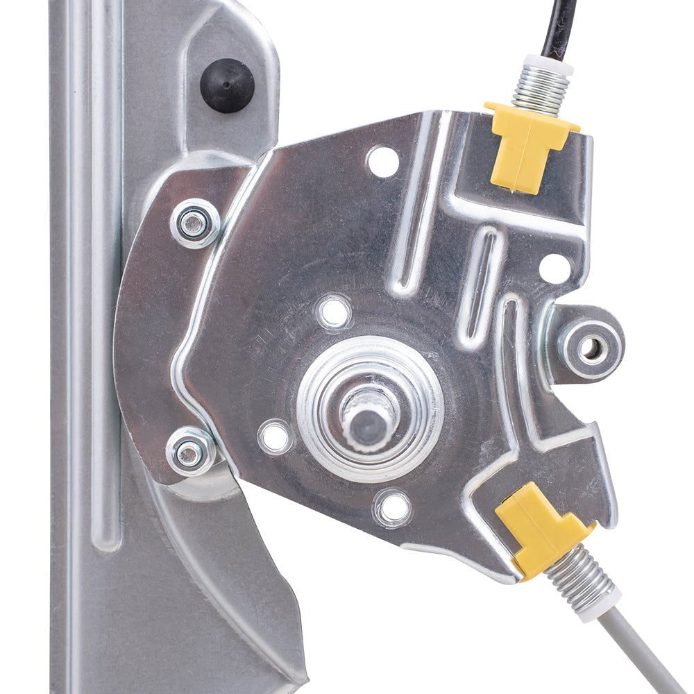 Passenger Front Manual Window Regulator Compatible with 1999-2007 Silverado Sierrra 2000-2006 Tahoe Yukon & XL Suburban