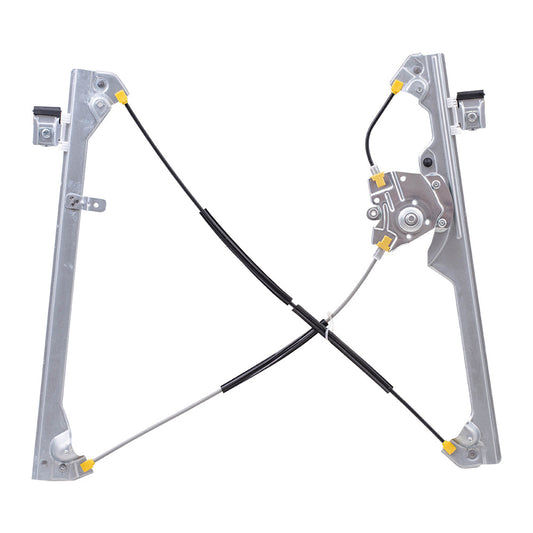 Driver Front Manual Window Regulator Compatible with 1999-2007 Silverado Sierrra 2000-2006 Tahoe Yukon & XL Suburban