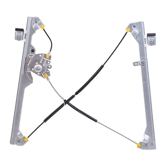 Passenger Front Manual Window Regulator Compatible with 1999-2007 Silverado Sierrra 2000-2006 Tahoe Yukon & XL Suburban