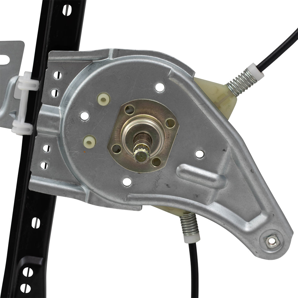 Passenger Front Manual Window Lift Regulator Assembly Compatible with 1999-2004 Alero Grand Am Sedan 22697442