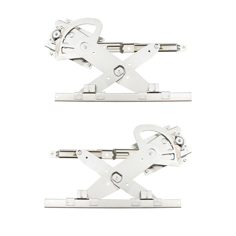 Driver and Passenger Set Front Manual Window Lift Regulators Compatible with 1996-2002 S Series SL SW Sedan & Wagon 21171229 21171228