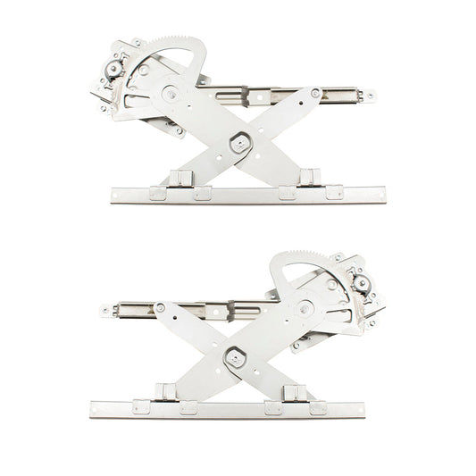 Driver and Passenger Set Front Manual Window Lift Regulators Compatible with 1996-2002 S Series SL SW Sedan & Wagon 21171229 21171228