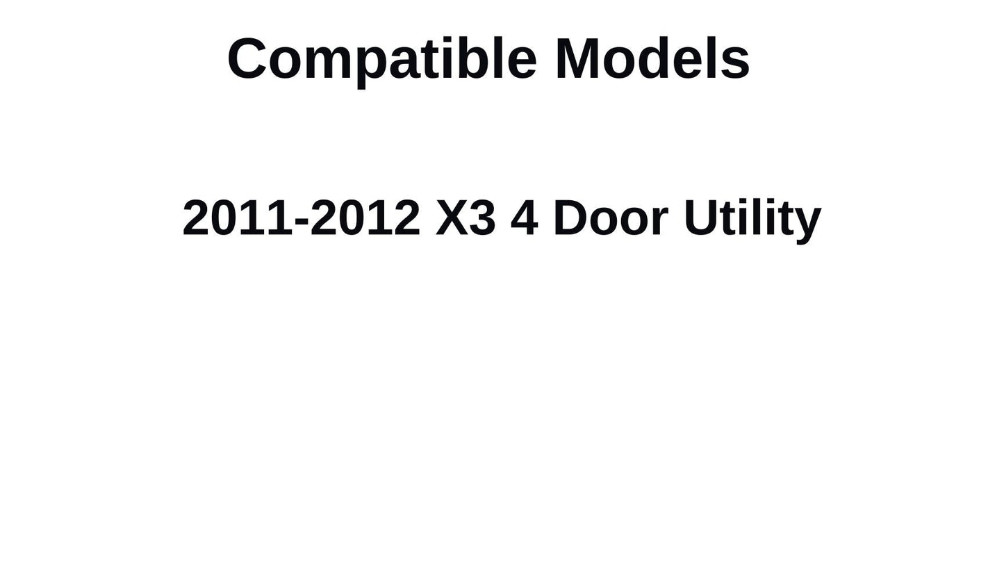 Passenger Right Side Front Door Window Door Glass Compatible with BMW X3 2011-2012 Models