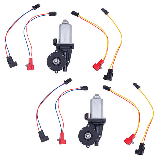 Power Window Motor 2 Piece Set Compatible With 1969-1995 Dodge Models