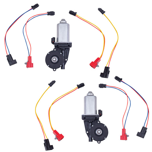 Power Window Motor 2 Piece Set Compatible With 1969-1995 Dodge Models