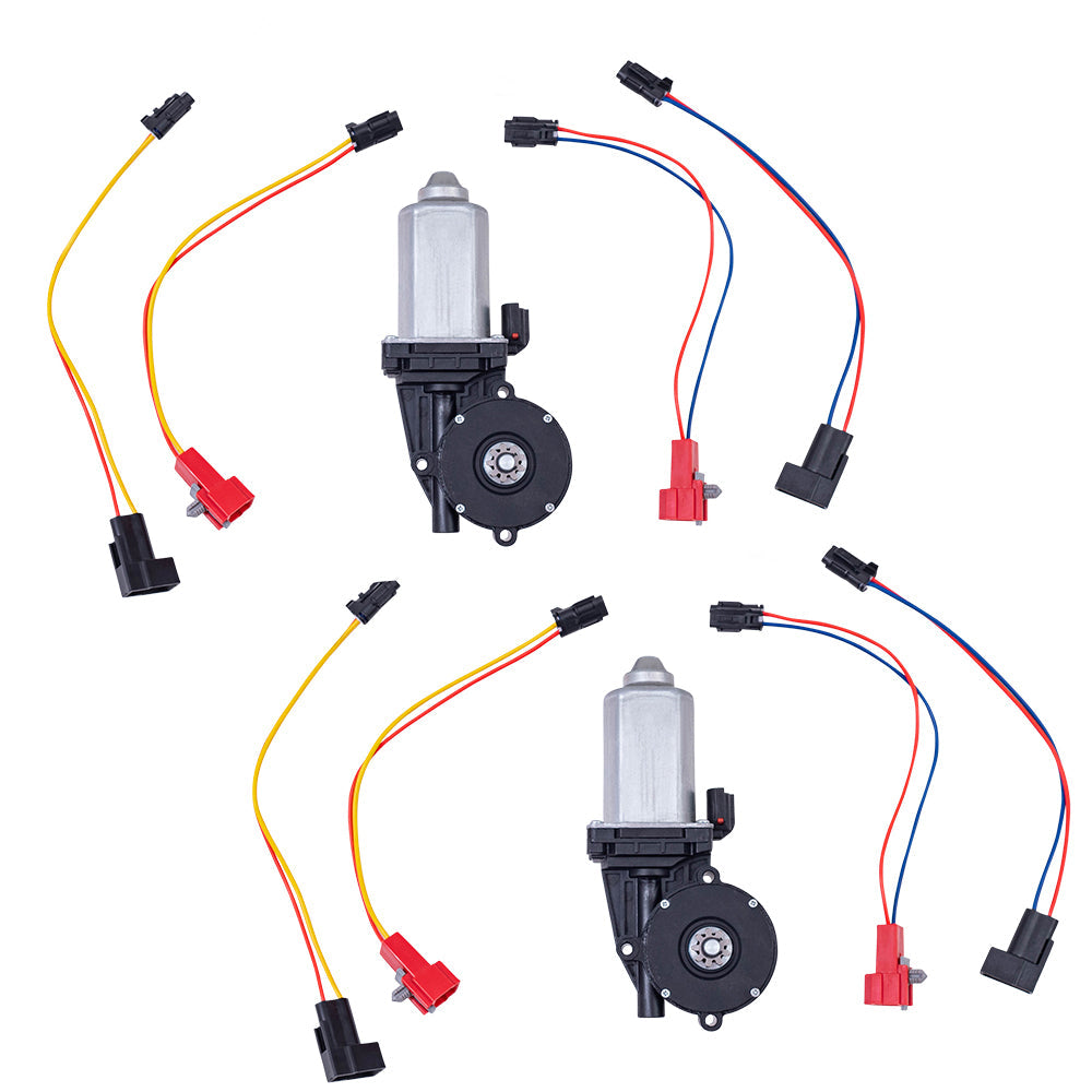 Power Window Motor 2 Piece Set Compatible With 1969-1995 Dodge Models