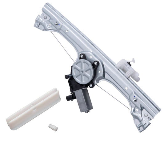 Front Driver Side Power Window Regulator with Motor and OE Type Glass Guide Plus Glass Run Channel Guide Clip Compatible With 2012-2019 500/500c 2013-2019 500e