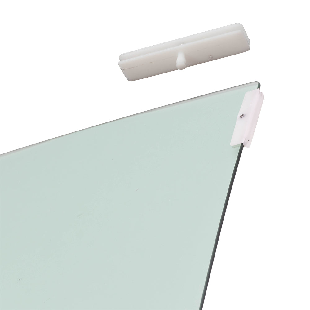 Front Driver Passenger Side Power Window Regulator with Motor and OE Type Glass Guide Set Plus Glass Run Channel Guide Clips. Compatible With 2012-2019 500/500c 2013-2019 500e