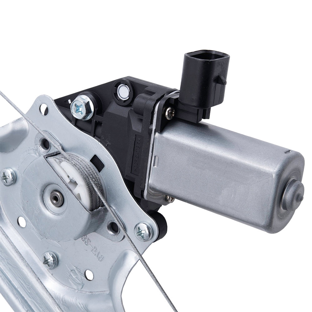 Front Driver Side Power Window Regulator with Motor and OE Type Glass Guide Compatible With 2012-2019 500/500c 2013-2019 500e