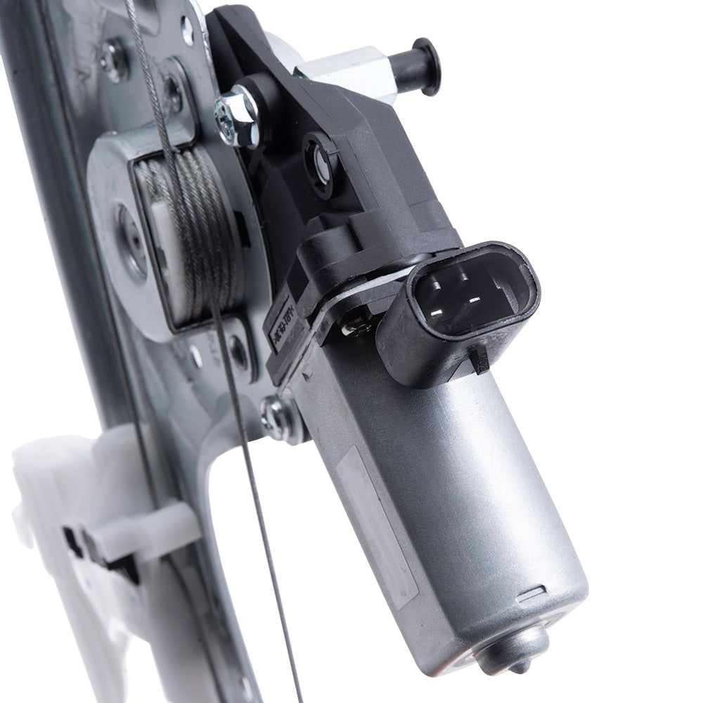 Front Driver Side Power Window Regulator with Motor and OE Type Glass Guide Compatible With 2012-2019 500/500c 2013-2019 500e