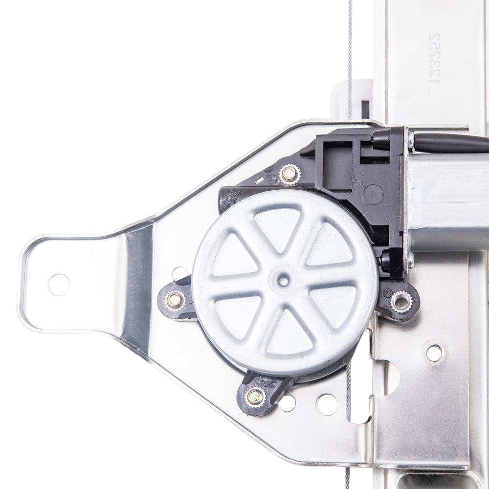 Rear Driver Left Power Window Regulator with Motor Compatible with 2007-2017 Jeep Compass MK