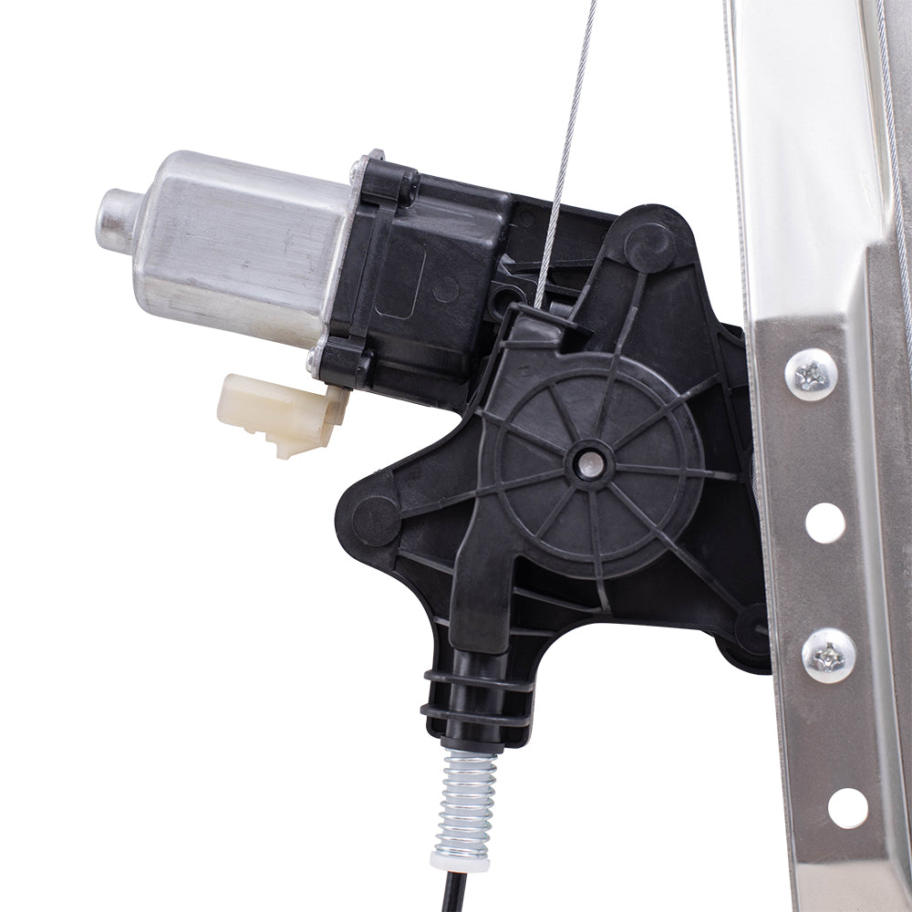 Passengers Front Power Window Lift Regulator & Motor Assembly w/ 2 Pin Connector Compatible with 08-18 Grand Caravan Town & Country C/V 68030660AA