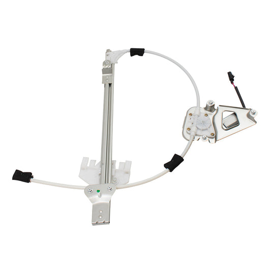 Pair Set Front Power Window Lift Regulators w/ Motors Hole Type Glass Compatible with 06-07 Liberty 4589265AD 4589268AD