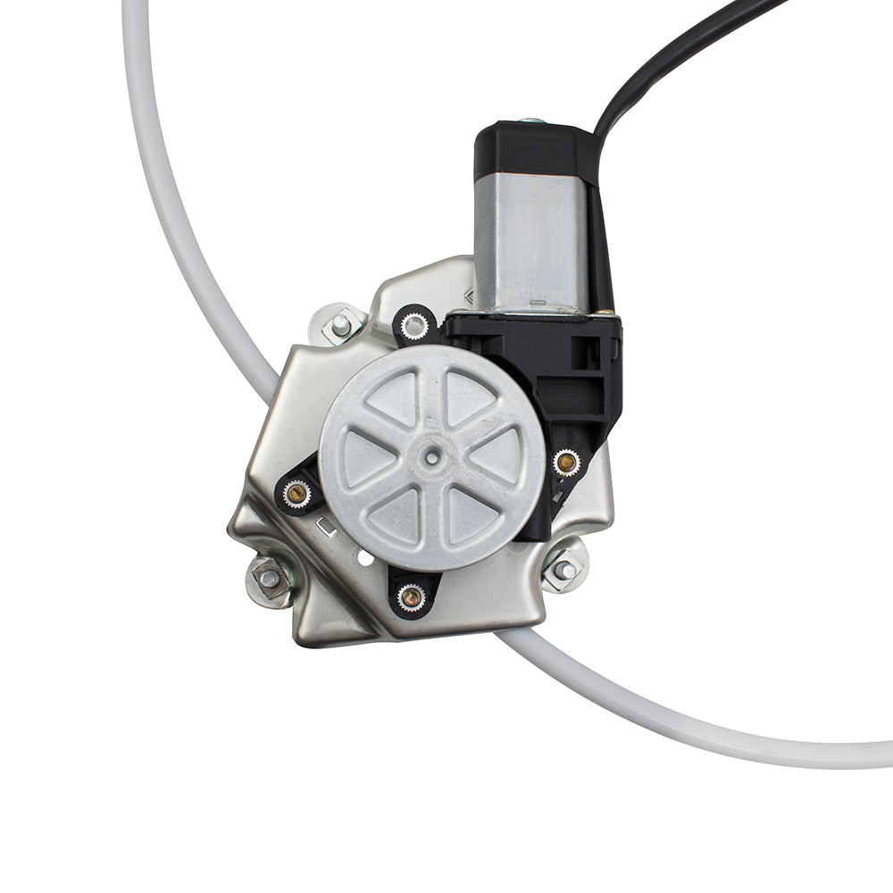 Pair Set Rear OEM Style Power Window Lift Regulators w/ Motors Assemblies Compatible with 06-07 Liberty w/ Hole Type Window Glass 4589267AD 4589266AD