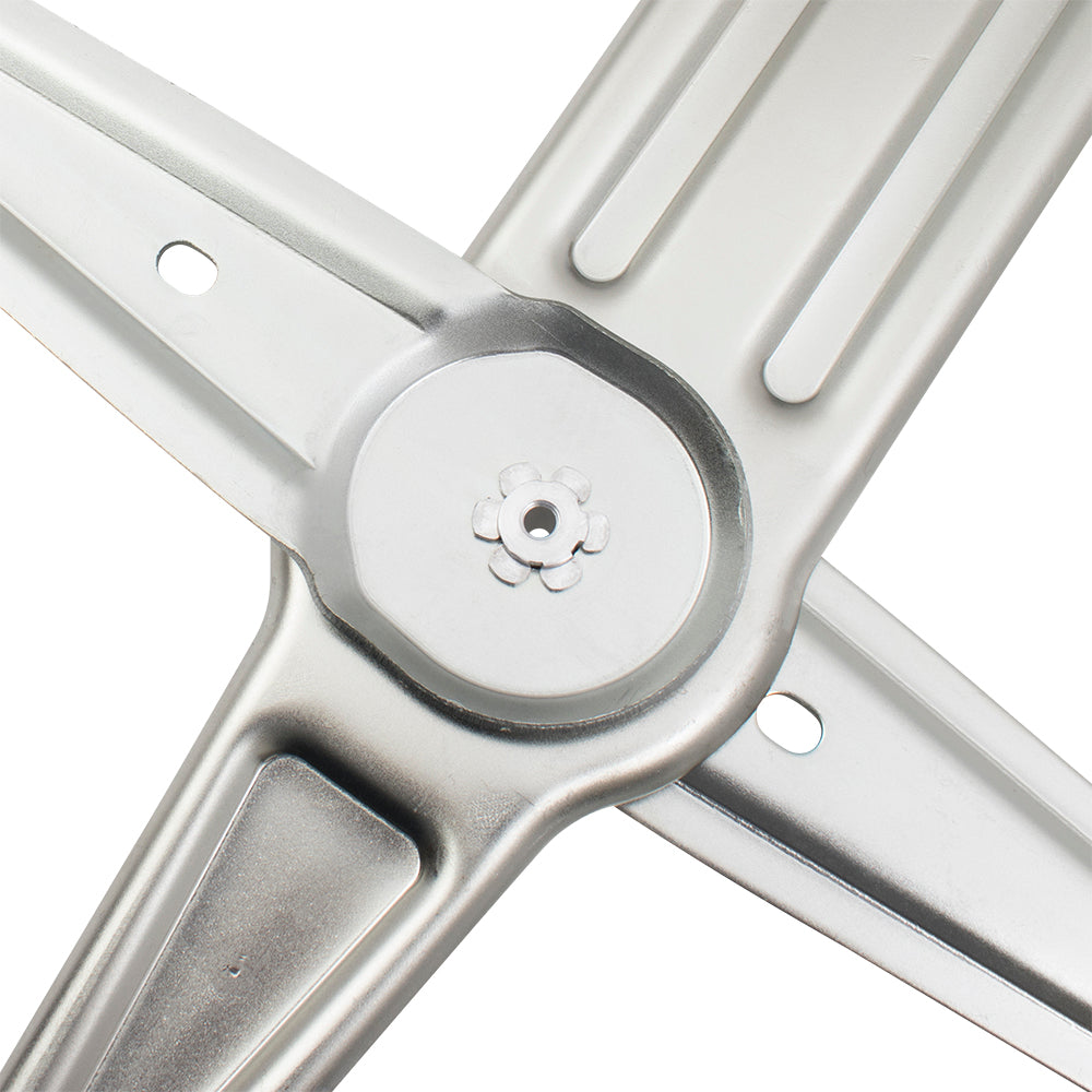 Pair Set Rear Power Window Lift Regulators & Motors Assemblies Compatible with 02-10 Crew Cab Pickup Truck 55276103AD 55276102AD