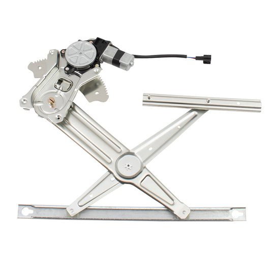 Driver Front Power Window Regulator & Motor Assembly Compatible with 02-08 1500 Crew Cab 03-09 2500 Crew Cab 03-10 3500 Crew Cab Pickup Truck 55276103AD