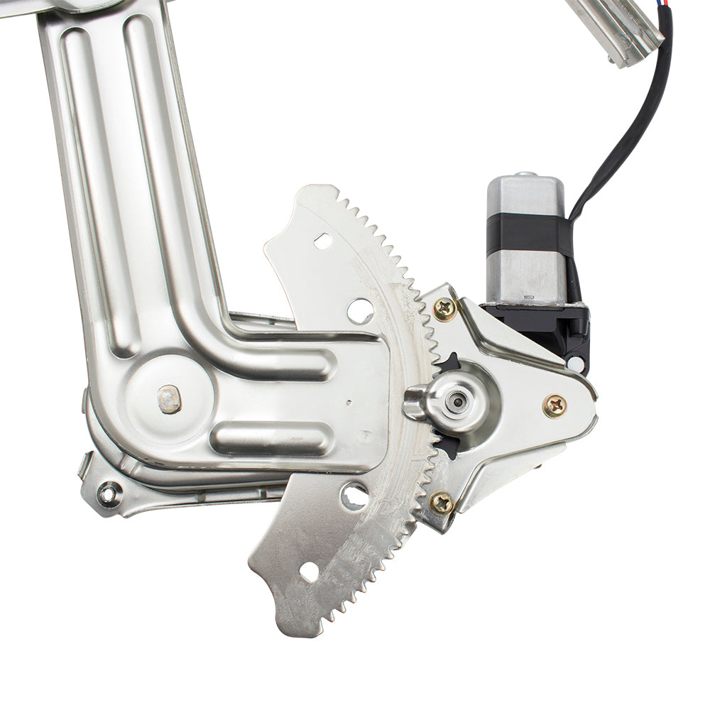 Driver Front Power Window Regulator & Motor Assembly Compatible with 02-08 1500 Crew Cab 03-09 2500 Crew Cab 03-10 3500 Crew Cab Pickup Truck 55276103AD